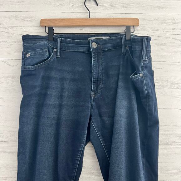 Mavi Dark Wash Sporty Denim Straight Leg Jeans Size 38 x 30 - Picture 3 of 9